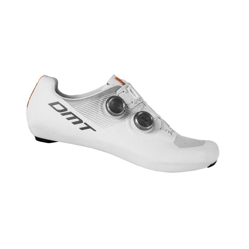 Cyklistické tretry DMT KR0 EVO biele/strieborné