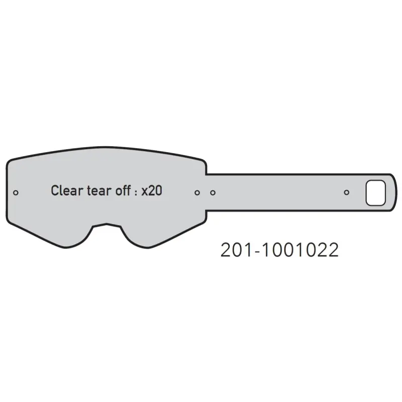 KENNY PERFORMANCE Tears off lenses