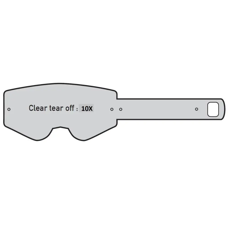 KENNY TRACK Kid/TRACK Kid+ Tears off lenses