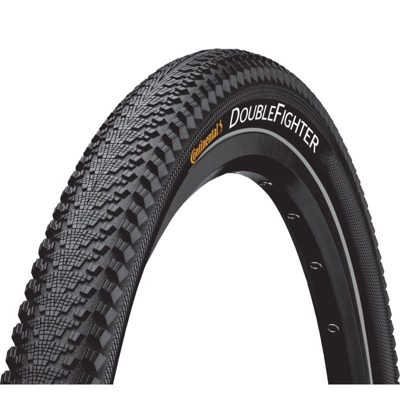 Plášť CONTINENTAL Double Fighter III Sport Reflex drôt - 26x1.9