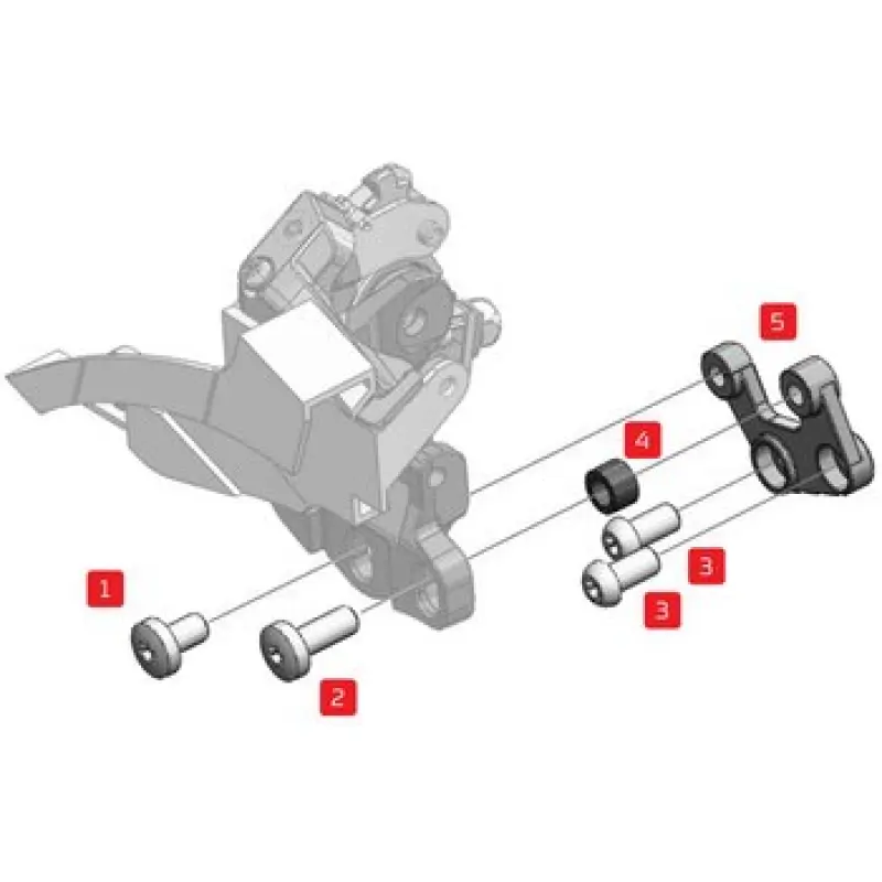 Adaptér prešmykača GHOST AMR/Cagua 650B Shimano