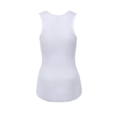 Funkčné tričko bez rukávov SANTINI Lieve White - XS