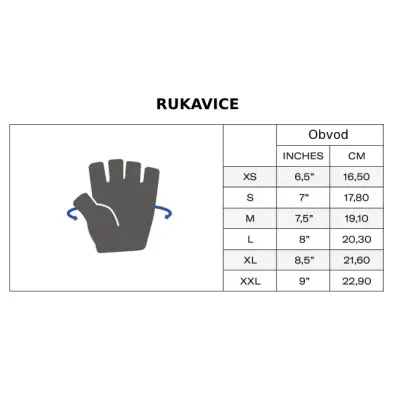 Rukavice ANTINI Brisk Black