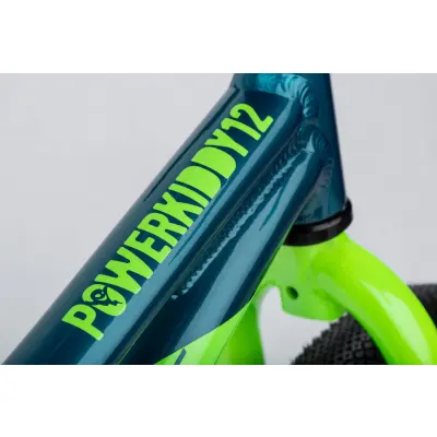 GHOST Powerkiddy 12 Dirty Blue/Metallic Lime Green Gloss