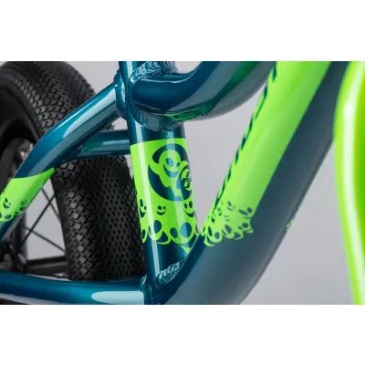 GHOST Powerkiddy 12 Dirty Blue/Metallic Lime Green Gloss