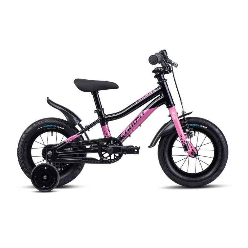 GHOST Powerkid 12 Metallic Black/Pearl Pink Gloss