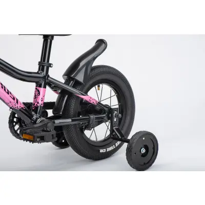 GHOST Powerkid 12 Metallic Black/Pearl Pink Gloss
