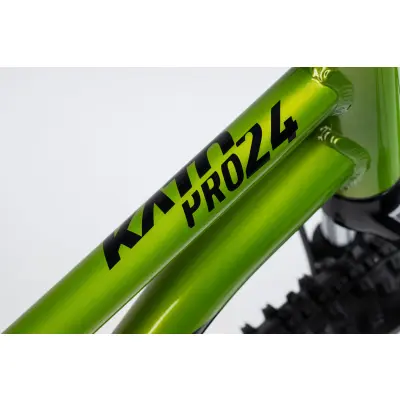 GHOST Kato 24 Pro Candy Green/Black Gloss