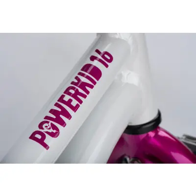 GHOST Powerkid 16 Pearl White/Candy Magenta Gloss