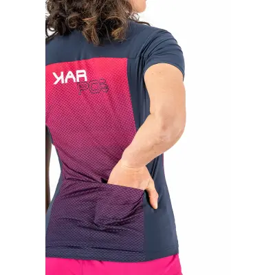 Karpos Verve Evo Dámsky Dres modrý/ružový