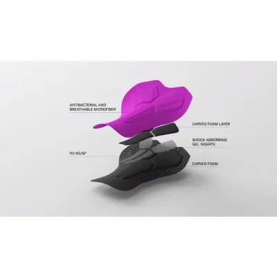 Šortky s trakmi SANTINI Unico Lady Black