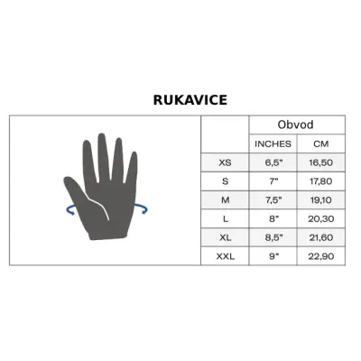 Rukavice SANTINI Adapt Black - XS