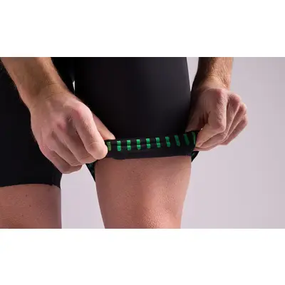 Kraťasy s trakmi SANTINI Plush Nero