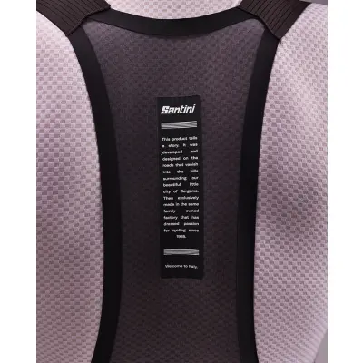 Kraťasy s trakmi SANTINI Plush Nero