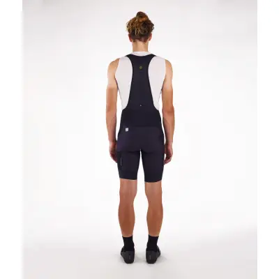 Kraťasy s trakmi SANTINI Gravel Black
