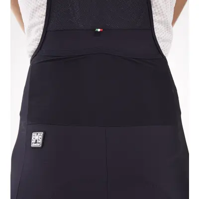 Kraťasy s trakmi SANTINI Gravel Black