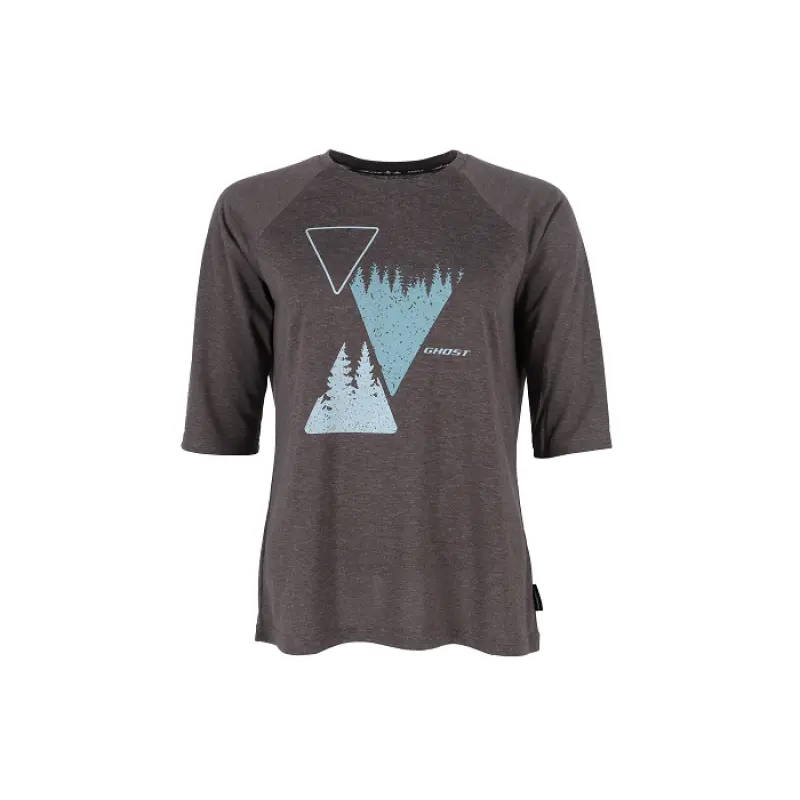 Dres 3/4 rukáv GHOT WALDsassen by MALOJA Rock Grey/Ice Blue