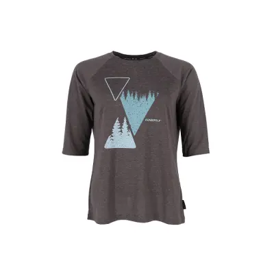 Dres 3/4 rukáv GHOT WALDsassen by MALOJA Rock Grey/Ice Blue