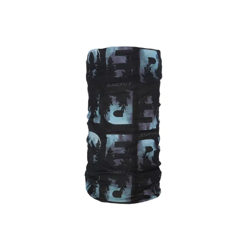 Multifunkčná šatka GHOST RIDE Black/Ice Blue