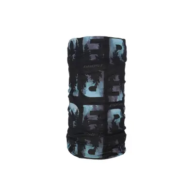 Multifunkčná šatka GHOST RIDE Black/Ice Blue