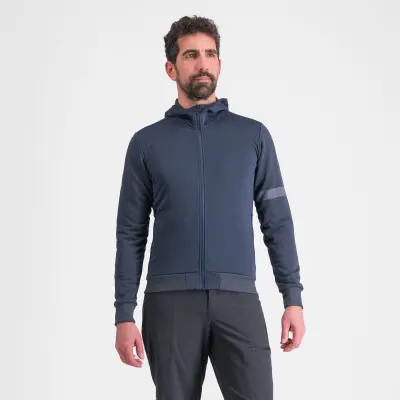 Sportful Giara Mikina s kapucňou modrá