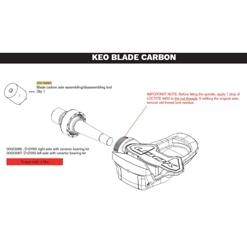 Náradie LOOK Blade carbon tool