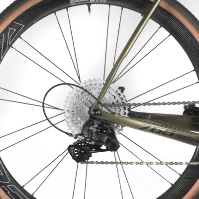 LOOK 765 Gravel RS Ekar 1x13 Metallic Hope Green Satin / Corima Essentia 40