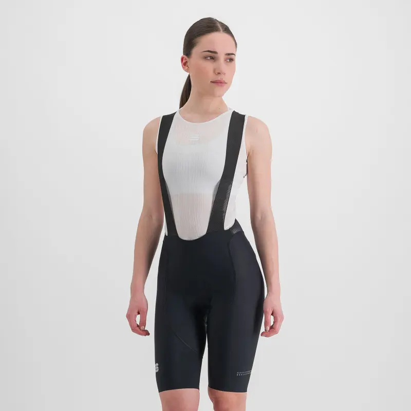 Letní cyklistické dámské kalhoty se šlemi Sportful Classic černé