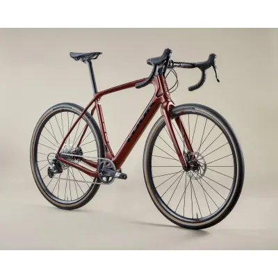 LOOK 765 Gravel Disc Red Dust Metallic Satin Apex 1X12 Shimano Wh-RS 370