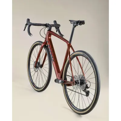 LOOK 765 Gravel Disc Red Dust Metallic Satin Apex 1X12 Shimano Wh-RS 370