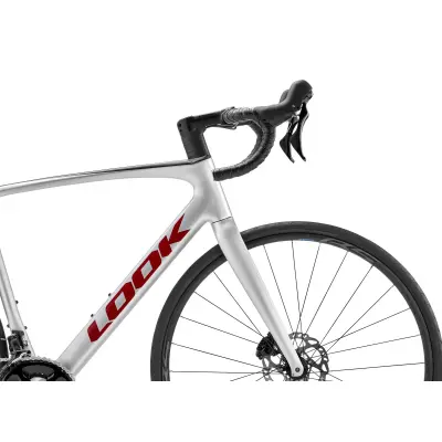 LOOK 765 Optimum 2 Disc Metallic Silver True Blood Satin 105 Mix 12 Shimano Wh-RS171