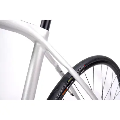 LOOK 765 Optimum 2 Disc Metallic Silver True Blood Satin 105 Mix 12 Shimano Wh-RS171