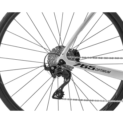 LOOK 765 Optimum 2 Disc Metallic Silver True Blood Satin 105 Mix 12 Shimano Wh-RS171