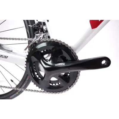 LOOK 765 Optimum 2 Disc Metallic Silver True Blood Satin 105 Mix 12 Shimano Wh-RS171