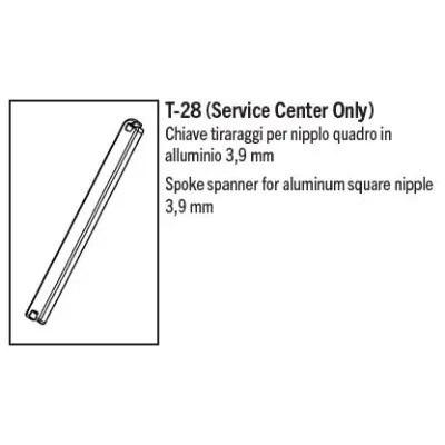 FULCRUM Tool 3,9 mm squared nipples (S.C. Only)