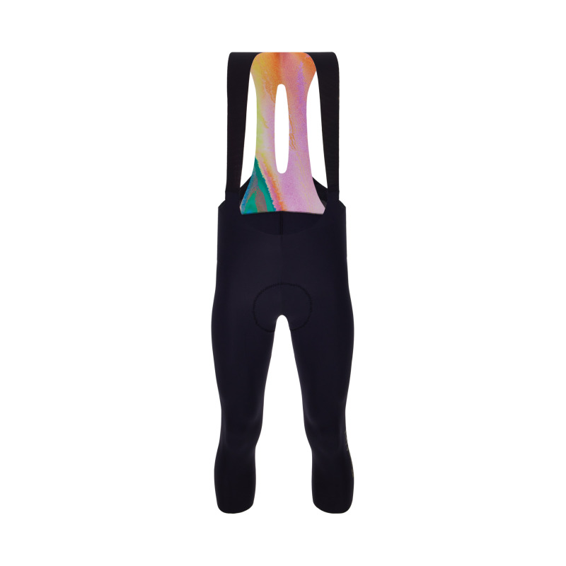 3/4 Kalhoty se šlemi SANTINI Unico Black