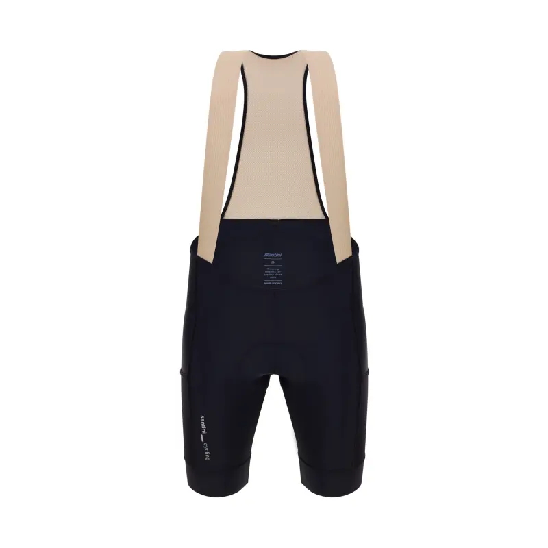 Dámske kraťasy s trakmi SANTINI Cargo Black