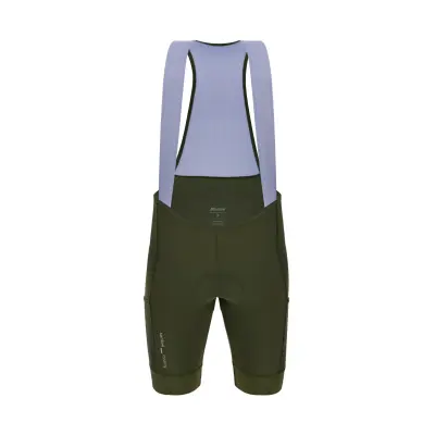 Dámske kraťasy s trakmi SANTINI Cargo Green