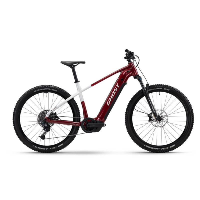 GHOST E-Teru Advanced 27.5 Carbon Red/Chilly White - S