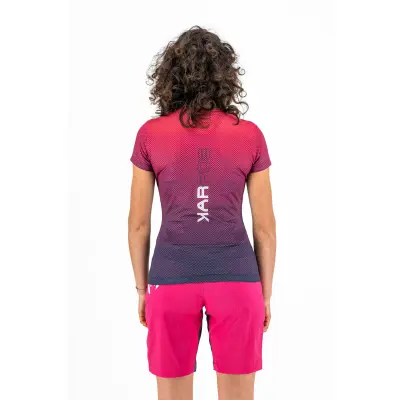 Karpos Verve Mesh Dámske Tričko modré/ružové