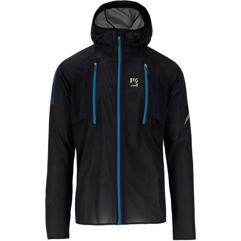 Pánska outdoorová bunda Karpos Lavaredo Rain čierna/modrá