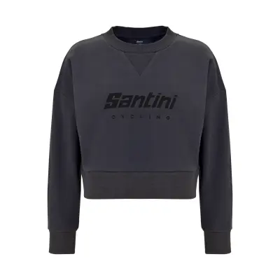 Krátká dámská mikina SANTINI Brand Grey