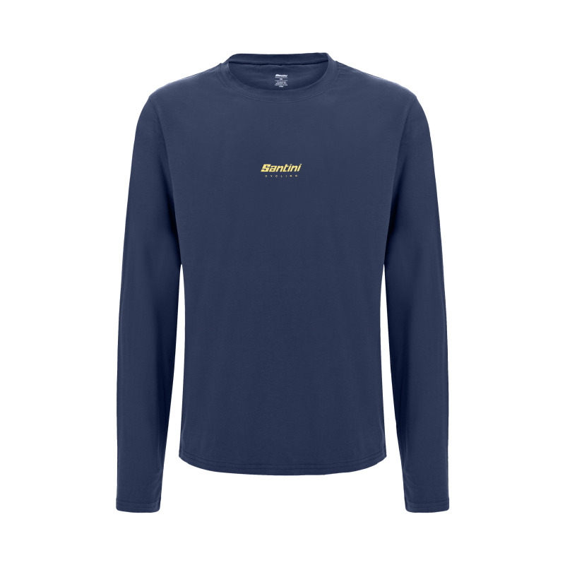 Tričko s dlhým rukávom SANTINI Brand Blue