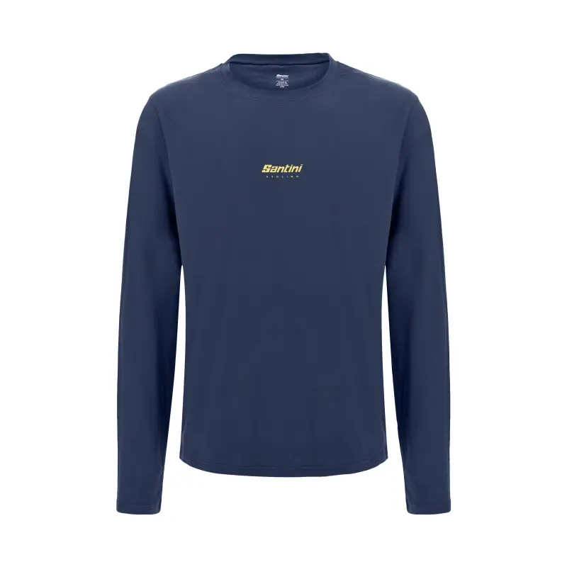 Tričko s dlhým rukávom SANTINI Brand Blue