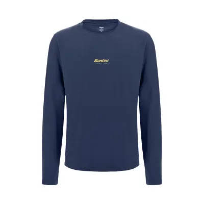 Tričko s dlhým rukávom SANTINI Brand Blue