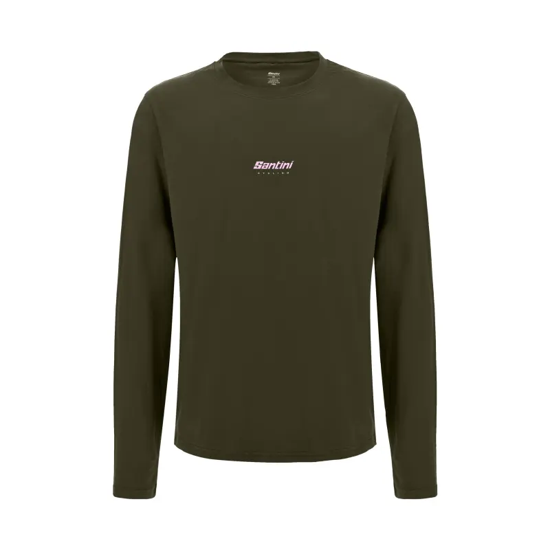 Tričko s dlhým rukávom SANTINI Brand Green