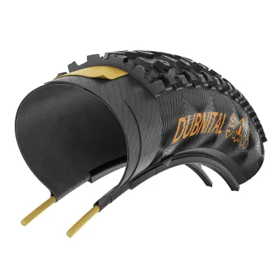 Plášť CONTINENTAL Dubnital Race Grip kevlar transparent - 29x2.4
