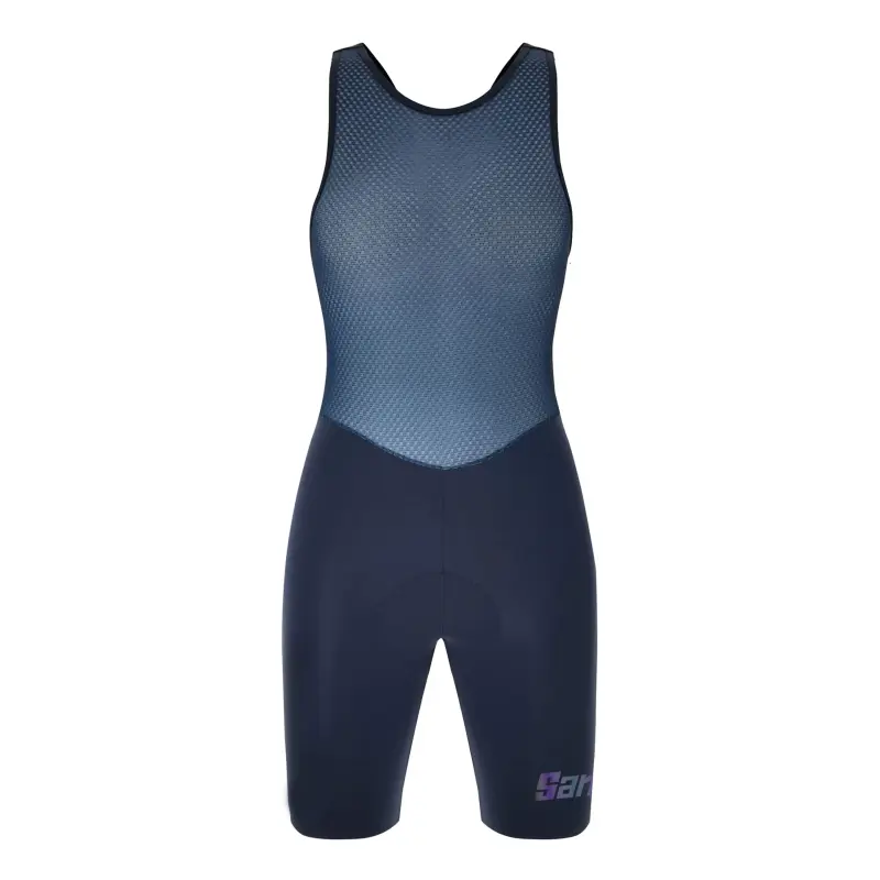 Dámské kraťasy se šlemi SANTINI Unico Edge Blue