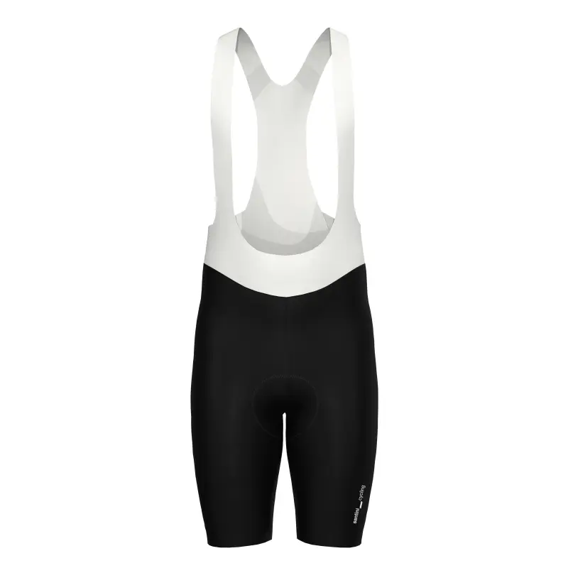 Kraťasy se šlemi SANTINI Aero Race Black