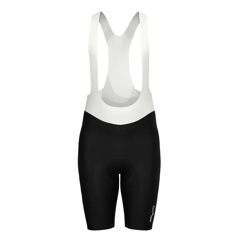 Dámské kraťasy se šlemi SANTINI Aero Race Black
